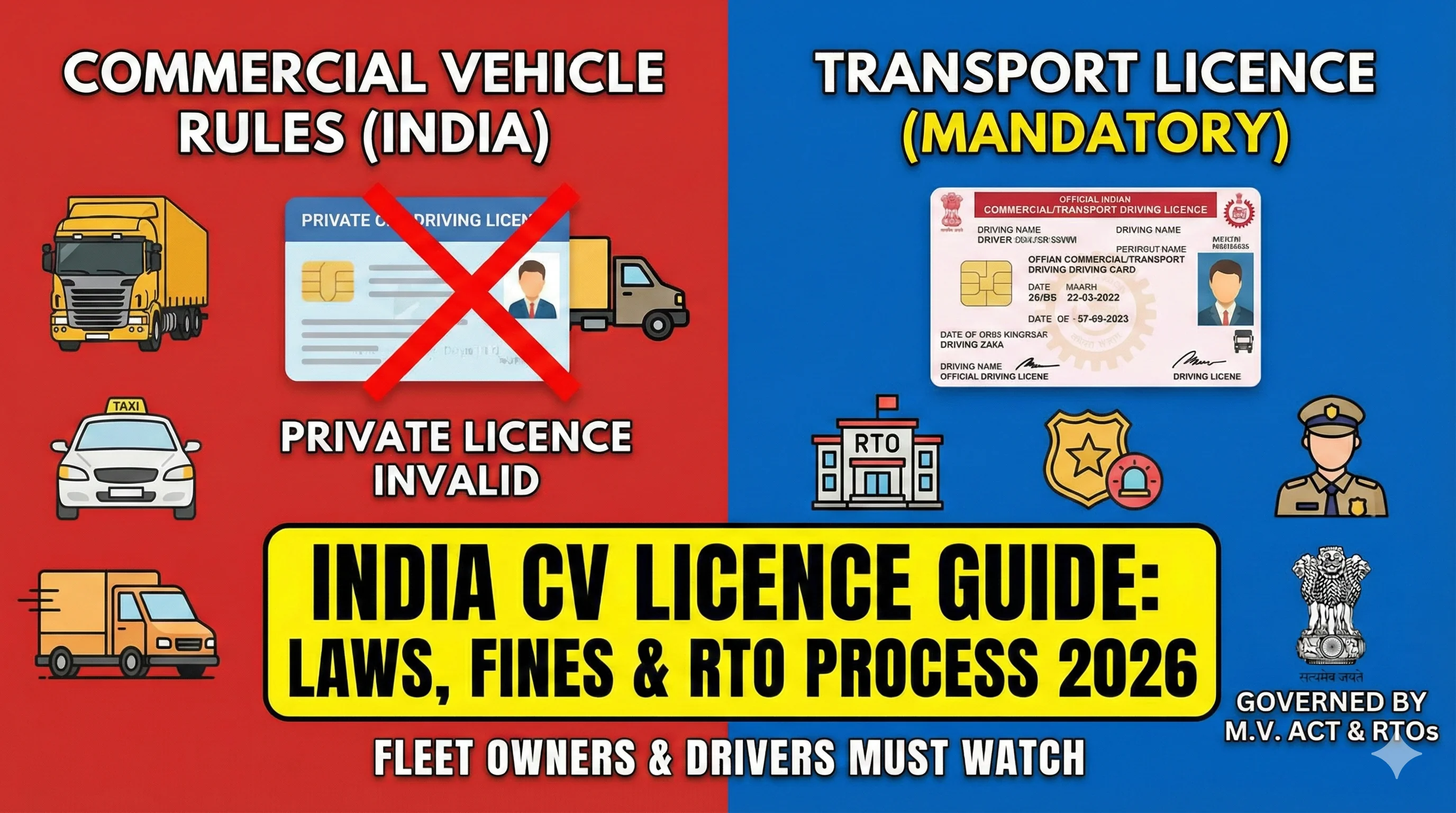 Commercial Vehicle DL Rules